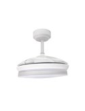 Ventilador de Teto LED com lâminas dobráveis MOSS Mini Branco 46W 5520Lm CCT Dim