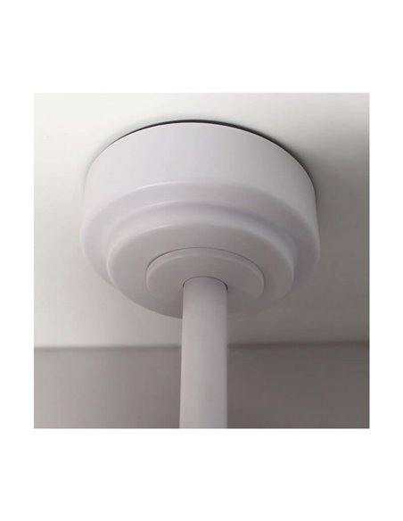 Ventilateur de Plafond LED à pales repliables MOSS Mini Blanc 46W 5520Lm CCT Dim