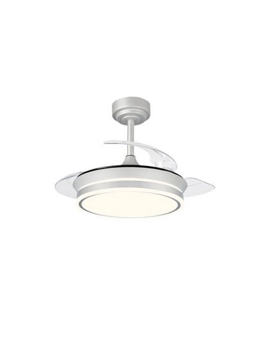 Ventilador de Techo LED aspas plegables MOSS Mini Gris 46W 5520Lm CCT Dim