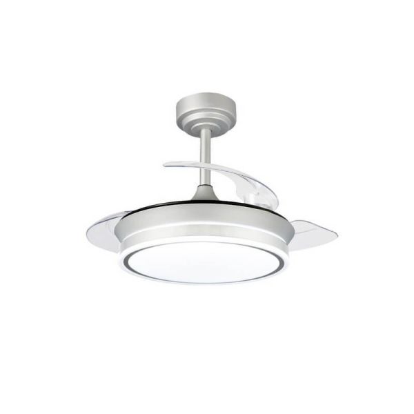 Ventilador de Techo LED aspas plegables MOSS Mini Gris 46W 5520Lm CCT Dim
