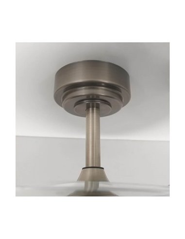 Ventilador de Techo LED aspas plegables MOSS Mini Níquel 46W 5520Lm CCT Dim