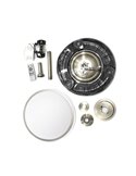 Ventilador de Techo LED aspas plegables MOSS Mini Níquel 46W 5520Lm CCT Dim