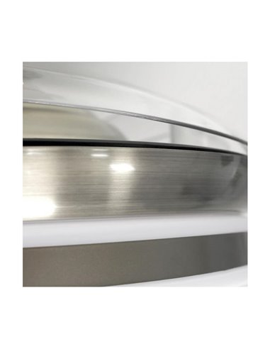 Ventilateur de Plafond LED à pales repliables MOSS Mini Nickel 46W 5520Lm CCT Dim