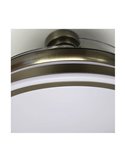 Ventilador de Techo LED aspas plegables MOSS Niquel 72W 7920Lm CCT Dim