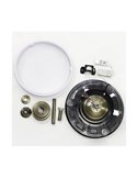 Ventilador de Techo LED aspas plegables MOSS Niquel 72W 7920Lm CCT Dim