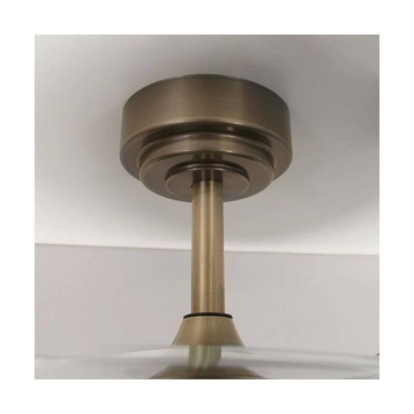 Ventilador de Techo LED aspas plegables MOSS Niquel 72W 7920Lm CCT Dim