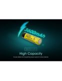 Batería Nitecore NL1836HP 3600mAh Recargable | LeonLEDs