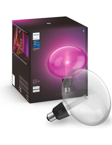 Elipse design Lâmpada LED Lightguide E27 500Lm 6,5W 2700K - Compatível com Alexa, Google Home, Apple HomeKit