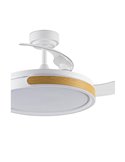 Ventilador de Techo LED aspas plegables MOVIC 72W 7920Lm CCT
