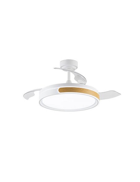 Ventilador de teto LED com lâminas dobráveis MOVIC 72W 7920Lm CCT