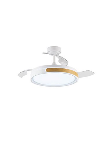 Ventilador de teto LED com lâminas dobráveis MOVIC 72W 7920Lm CCT
