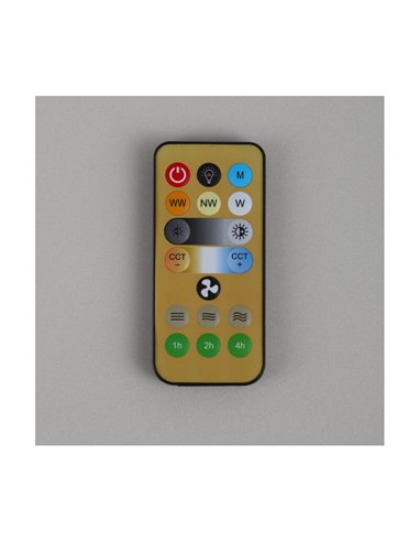 Ventilador de techo E27 NIKIYA 6 aspas diseñado para habitaciones infantiles multicolor 18W 2000Lm CCT