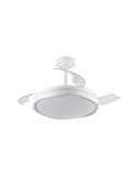 Ventilador de Teto LED com lâminas retráteis OKU Branco 72W 7920Lm CCT