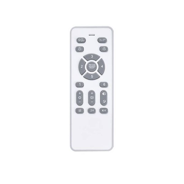 Ventilateur de Plafond LED à pales rétractables OKU Argent 72W 7920Lm CCT