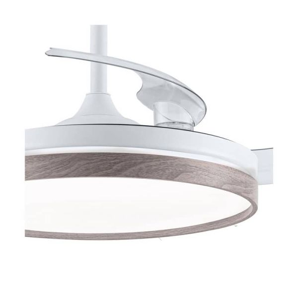 Ventilador de Techo LED con aspas plegables PANAM Ceniza 72W 7920Lm CCT
