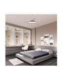 Ventilateur de plafond LED à pales rabattables PANAM Ash 72W 7920Lm CCT