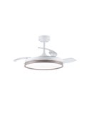 Ventilador de Techo LED con aspas plegables PANAM Ceniza 72W 7920Lm CCT