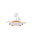 Ventilador de teto LED de lâminas dobráveis PANAM Faia 72W 7920Lm CCT