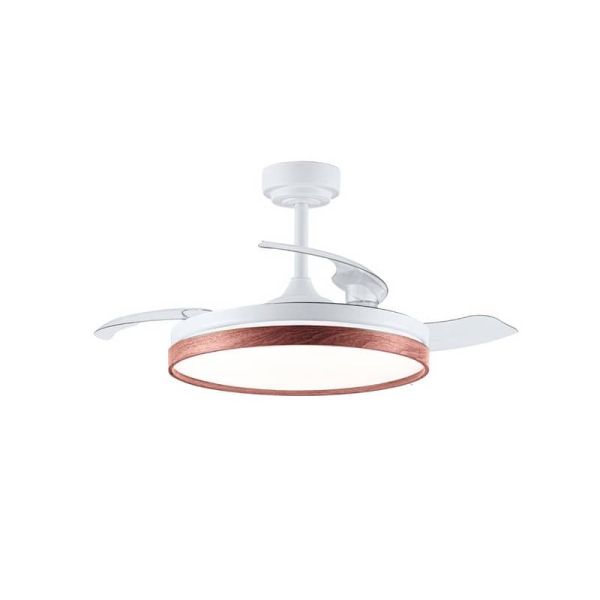 Ventilador de Techo LED con aspas plegables PANAM Cerezo 72W 7920Lm CCT