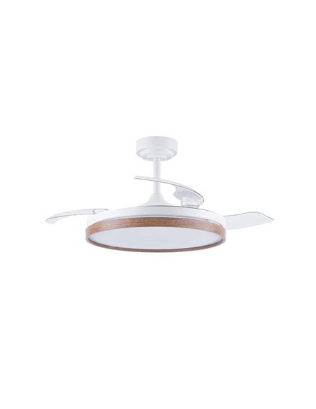 Ventilador de Techo LED con aspas plegables PANAM Cerezo 72W 7920Lm CCT