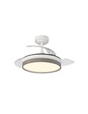 Ventilateur de Plafond LED à pales repliables PANAM Mini Ash 46W 5520Lm CCT