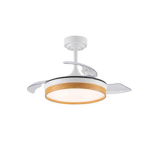 Ventilador de Techo LED aspas plegables PANAM Mini Haya 46W 5520Lm CCT