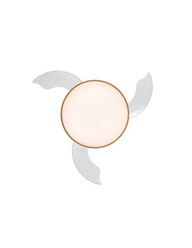 Ventilador de teto LED com lâminas dobráveis PANAM Mini Faia 46W 5520Lm CCT