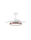 Ventilador de Techo LED aspas plegables PANAM Mini Cerezo 46W 5520Lm CCT