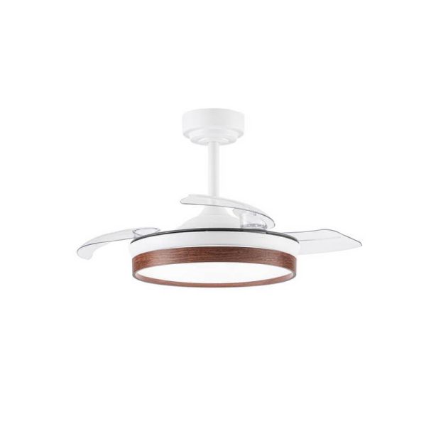 Ventilador de Techo LED aspas plegables PANAM Mini Cerezo 46W 5520Lm CCT