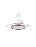 Ventilador de Techo LED aspas plegables PANAM Mini Cerezo 46W 5520Lm CCT