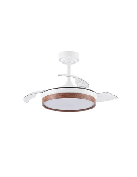 Ventilateur de Plafond LED à pales repliables PANAM Mini Cherry 46W 5520Lm CCT