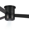 Ventilador de Techo con nebulizador MIST 23W negro para Exterior IP44 apto para techos bajos