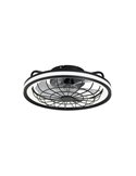 Ventilador Plafón LED circular de rejilla RAFALE 50W 4800Lm Dimmable 3000K/4000K/6000K