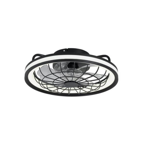 Ventilador Plafón LED circular de rejilla RAFALE 50W 4800Lm Dimmable 3000K/4000K/6000K