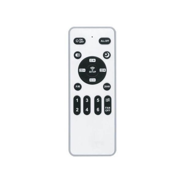 Ventilador de teto REEL LED branco, para teto baixo 20W 1900Lm CCT Dim