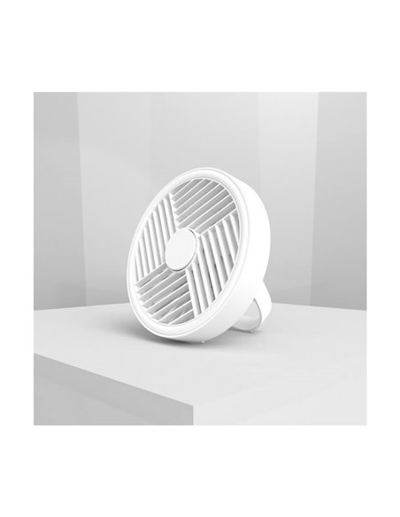 Ventilador portátil recarregável LED SPLASH 5,5W 2 intensidades de luz + modo noturno