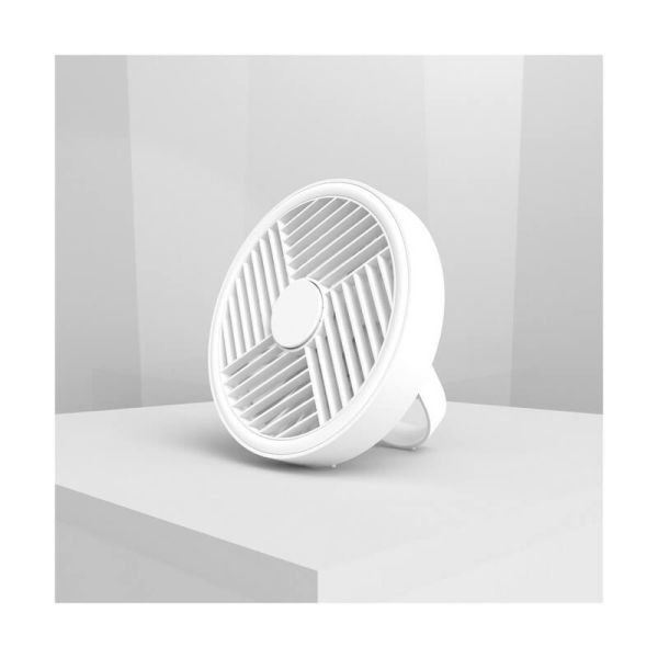 Ventilador portátil recargable LED SPLASH 5.5W 2 intensidades de luz + modo noche