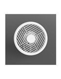 Ventilador portátil recargable LED SPLASH 5.5W 2 intensidades de luz + modo noche