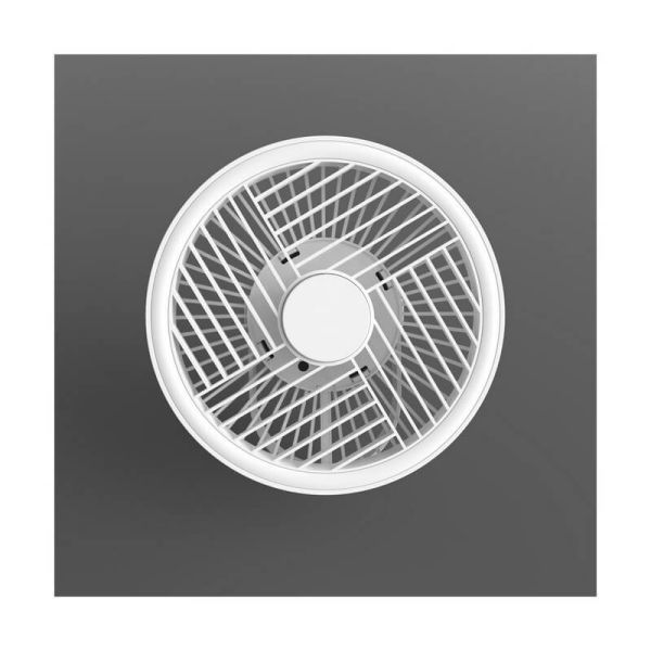 Ventilador portátil recargable LED SPLASH 5.5W 2 intensidades de luz + modo noche