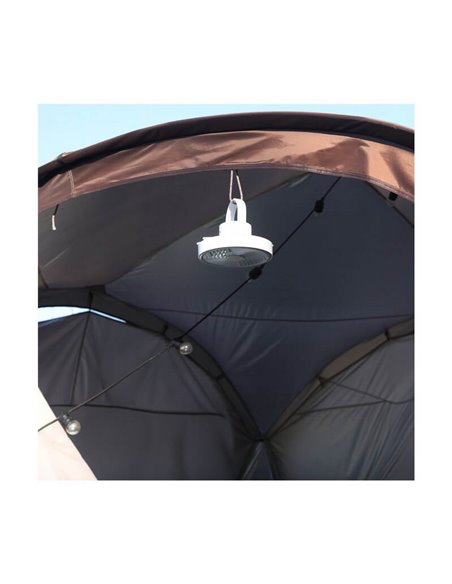 Ventilador portátil recargable LED SPLASH 5.5W 2 intensidades de luz + modo noche