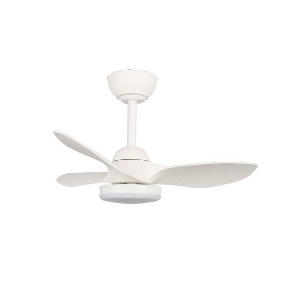 Ventilador de Techo LED STEL Mini S Blanco para habitaciones pequeñas 20W 1900Lm CCT Dim