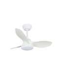 Ventilador de Techo LED STEL Mini S Blanco para habitaciones pequeñas 20W 1900Lm CCT Dim