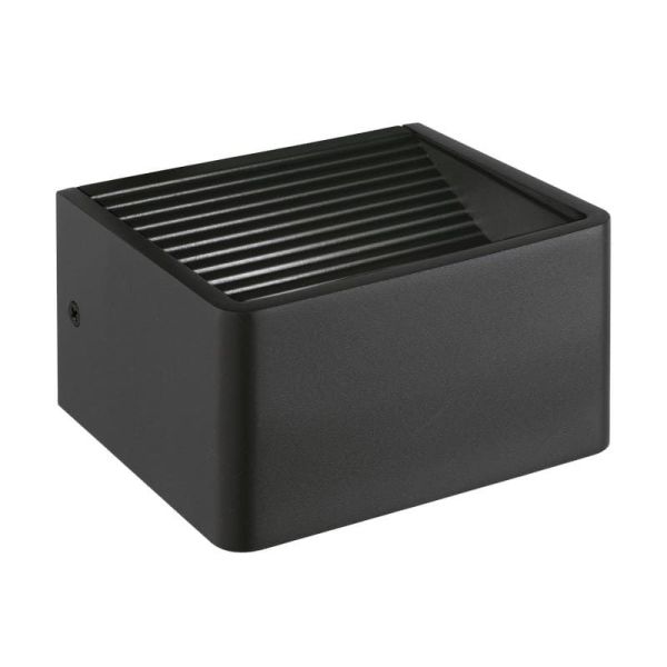 Aplique de Pared LED 8x13,5cm DONINNI 1 6,2W 550lm 3000K IP55 Negro