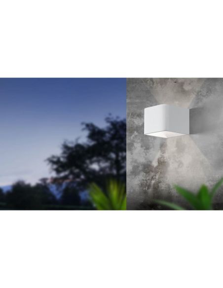 Aplique de Pared LED 8x13,5cm DONINNI 1 6,2W 550lm 3000K IP55 Blanco