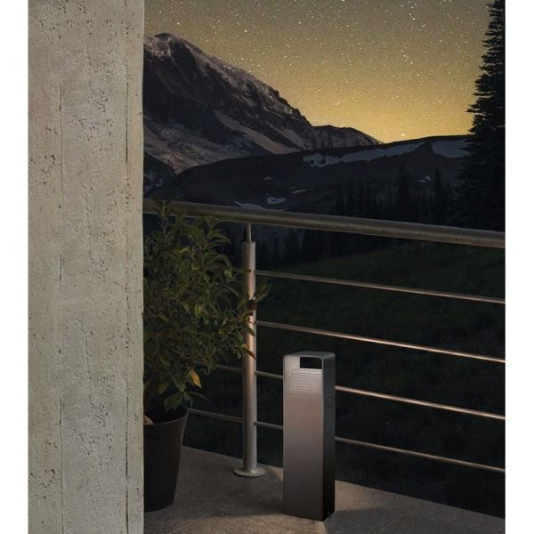 Baliza para Exterior Superficie LED 40cm DONINNI 1 6,2W 550lm 3000K IP65 Negro