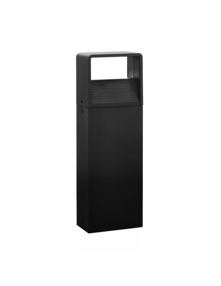 Baliza para Exterior Superficie LED 40cm DONINNI 1 6,2W 550lm 3000K IP65 Negro