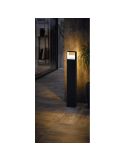 Poste para Exterior LED 80cm DONINNI 1 6,2W 550lm 3000K IP65 Negro