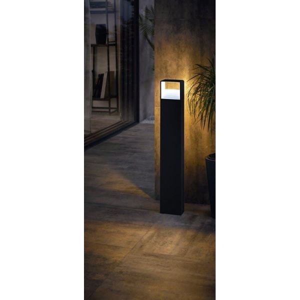 Poste para Exterior LED 80cm DONINNI 1 6,2W 550lm 3000K IP65 Negro