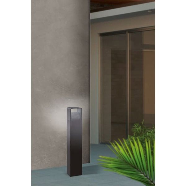 Poste para Exterior LED 80cm DONINNI 1 6,2W 550lm 3000K IP65 Negro