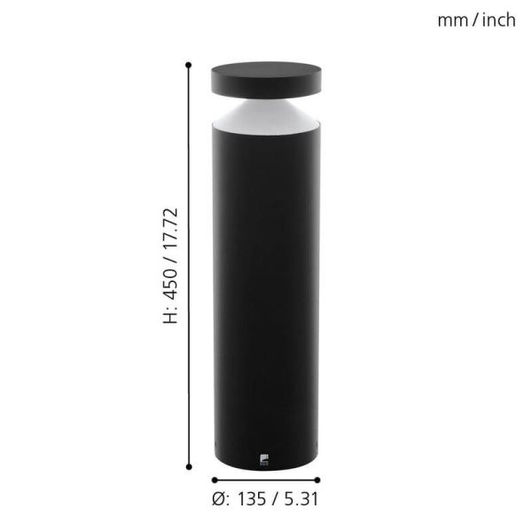 Baliza para Exterior de Superficie MELZO 45cm 1300lm 11W IP65 
